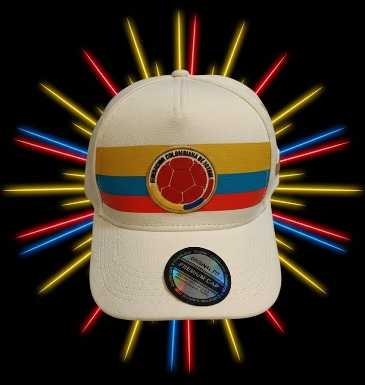 CAP01T Gorra Colombia Premium - COLOR: NEGRO